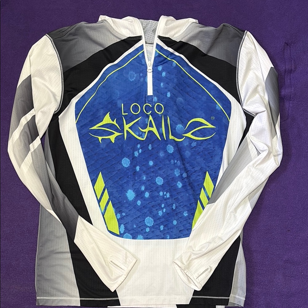 Loco Skalie Blue and White Long Sleeve Shirt